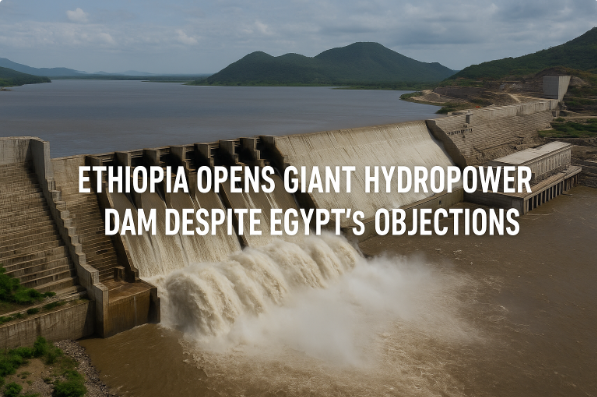 Etiopía inaugura una gigantesca represa hidroeléctrica a pesar de las objeciones de Egipto